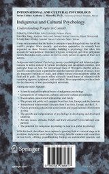 Indigenous and Cultural Psychology Indigenous and Cultural Psychology