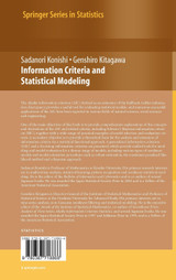 Information Criteria and Statistical Modeling