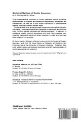 Statistical Methods of Quality Assurance Statistical Methods of Quality Assurance