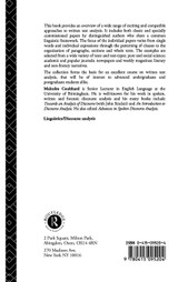 Advances in Written Text Analysis
