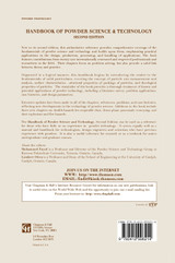 Handbook of Powder Science & Technology