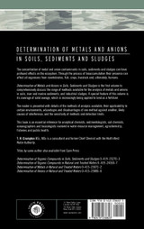 Determination of Metals and Anions in Soils, Sediments and Sludges