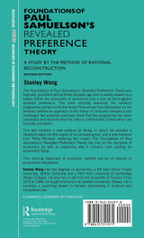 Foundations of Paul Samuelson's Revealed Preference Theory