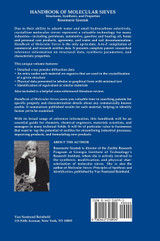 Handbook Of Molecular Sieves