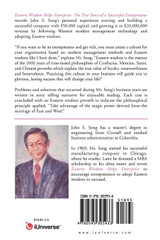 Eastern Wisdom Helps Enterprise Eastern Wisdom Helps Enterprise