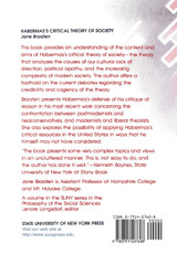 Habermas's Critical Theory of Society