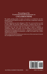 Proceedings of the Fourth International Symposium on Cyclodextrins