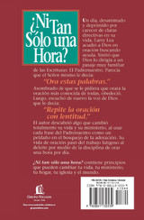 ¿Ni tan sólo una hora? ¿Ni tan sólo una hora?