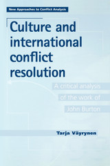 Culture and international conflict resolution