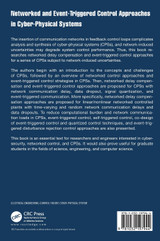 Networked and Event-Triggered Control Approaches in Cyber-Physical Systems