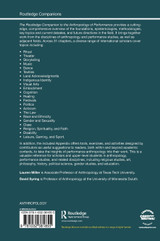 The Routledge Companion to the Anthropology of Performance