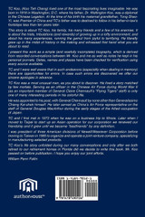 A "Flying" Tiger's Tale