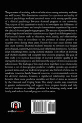Stress Among Clinical Psychology Doctoral Students Stress Among Clinical Psychology Doctoral Students