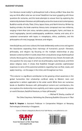 Buddhist Literature as Philosophy, Buddhist Philosophy as Literature Buddhist Literature as Philosophy, Buddhist Philosophy as Literature
