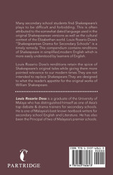 Shakespearean Drama for Schools Shakespearean Drama for Schools