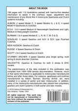 BOOK OF 1930's BRITISH MOTORCYCLE GEARBOXES AND CLUTCHES