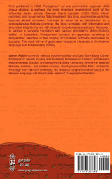 Samuel David Luzzatto, Prolegomena to a Grammar of the Hebrew Language