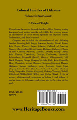 Colonial Families of Delaware, Volume 6 Colonial Families of Delaware, Volume 6
