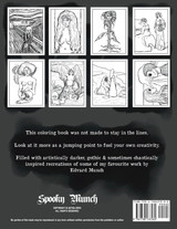 Spooky Munch Adult Coloring Book