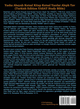 Yasha Ahayah Kutsal Kitap Kutsal Yazilar Aleph Tav (Turkish Edition YASAT Study Bible)