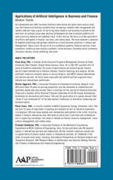 Applications of Artificial Intelligence in Business and Finance