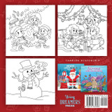 Libro de colorear de Navidad para niños Libro de colorear de Navidad para niños