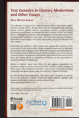 Text Genetics in Literary Modernism and other Essays