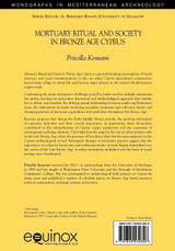 Mortuary Ritual and Society in Bronze Age Cyprus