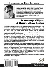 Le mensonge d'Ulysse & Ulysse trahi par les siens Le mensonge d'Ulysse & Ulysse trahi par les siens