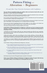Pattern Fitting and Alteration for Beginners Pattern Fitting and Alteration for Beginners