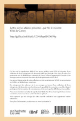 Lettre sur les affaires Lettre sur les affaires