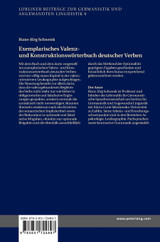 Exemplarisches Valenz- und Konstruktionswoerterbuch deutscher Verben