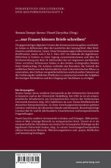 ...nur Frauen koennen Briefe schreiben