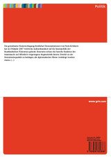 Perspektiven der Demokratie in der Russischen Föderation Perspektiven der Demokratie in der Russischen Föderation