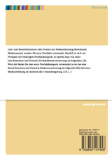 Kriterien zur Auswahl von Leistungskategorien bei Brand- und Line-Extensions Kriterien zur Auswahl von Leistungskategorien bei Brand- und Line-Extensions