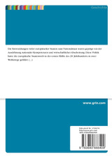 Die deutsche Nationalsstaatsbildung im europäischen Vergleich Die deutsche Nationalsstaatsbildung im europäischen Vergleich
