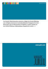 Unbesiegt in die Niederlage - Die Darstellung deutscher Soldaten in den Wochenschauen des Zweiten Weltkriegs Unbesiegt in die Niederlage - Die Darstellung deutscher Soldaten in den Wochenschauen des Zweiten Weltkriegs