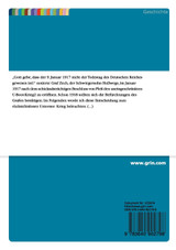 Der uneingeschränkte U-Bootkrieg und der Kriegseintritt der USA Der uneingeschränkte U-Bootkrieg und der Kriegseintritt der USA