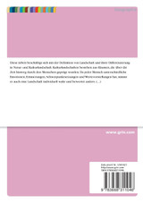 Wahrnehmung und Bewertung von Kulturlandschaften in Hinblick auf Freizeitnutzung und Tourismus