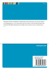 High- and Low-Context Communication in an Intercultural Environment High- and Low-Context Communication in an Intercultural Environment