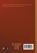 Handbook of Universal Literature from the Best and Latest Authorities Handbook of Universal Literature from the Best and Latest Authorities