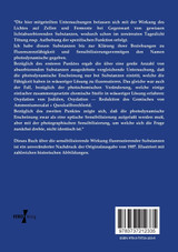 Die sensibilisierende Wirkung fluoreszierender Substanzen