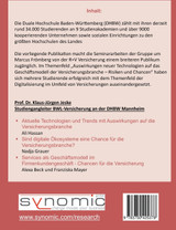 Auswirkungen der Digitalisierung und neuer Technologien auf das Geschäftsmodell der Versicherungsbranche Auswirkungen der Digitalisierung und neuer Technologien auf das Geschäftsmodell der Versicherungsbranche