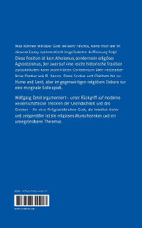 Warum wir nichts über Gott wissen können