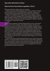Historia de los heterodoxos españoles Historia de los heterodoxos españoles
