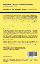 Mathematical Theory in Periodic Plane Elasticity