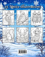 Animali di Natale Libro Colorare Adulte Animali di Natale Libro Colorare Adulte