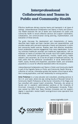 Interprofessional Collaboration and Teams in Public and Community Health