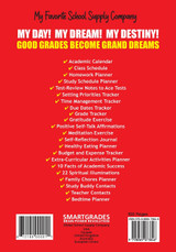 SMARTGRADES MY DAY! MY DREAM! MY DESTINY! Homework Planner and Self-Care Journal (100 Pages) SMARTGRADES MY DAY! MY DREAM! MY DESTINY! Homework Planner and Self-Care Journal (100 Pages)