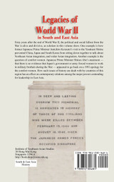 Legacies of World War II in South and East Asia Legacies of World War II in South and East Asia